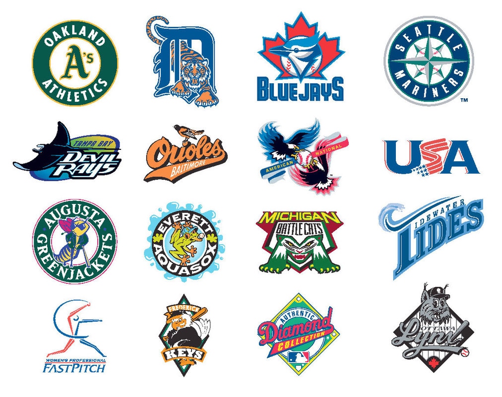 baseball teams names and logos